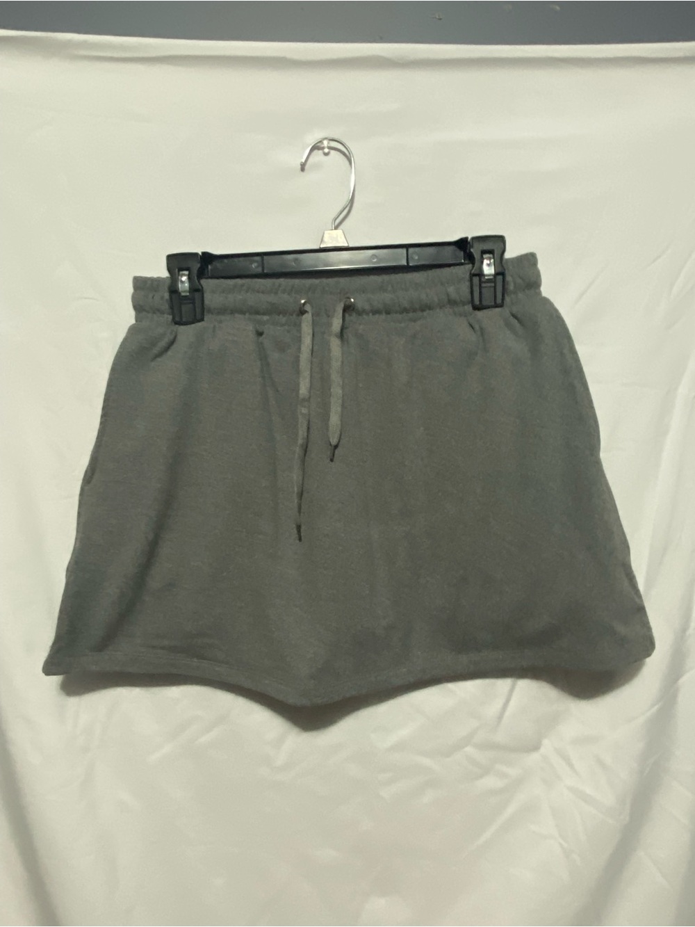 feathers Heather Gray Drawstring Waist Skirt